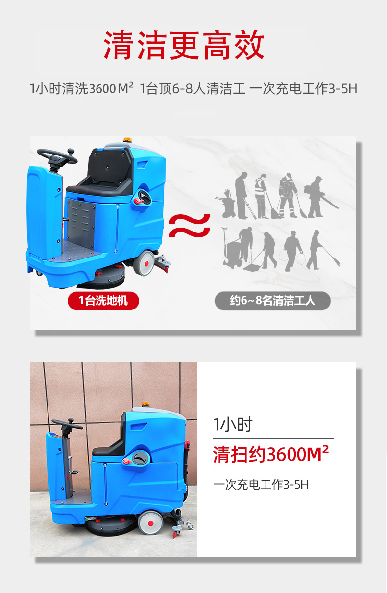临夏驾驶式洗地机更适合用在高铁站